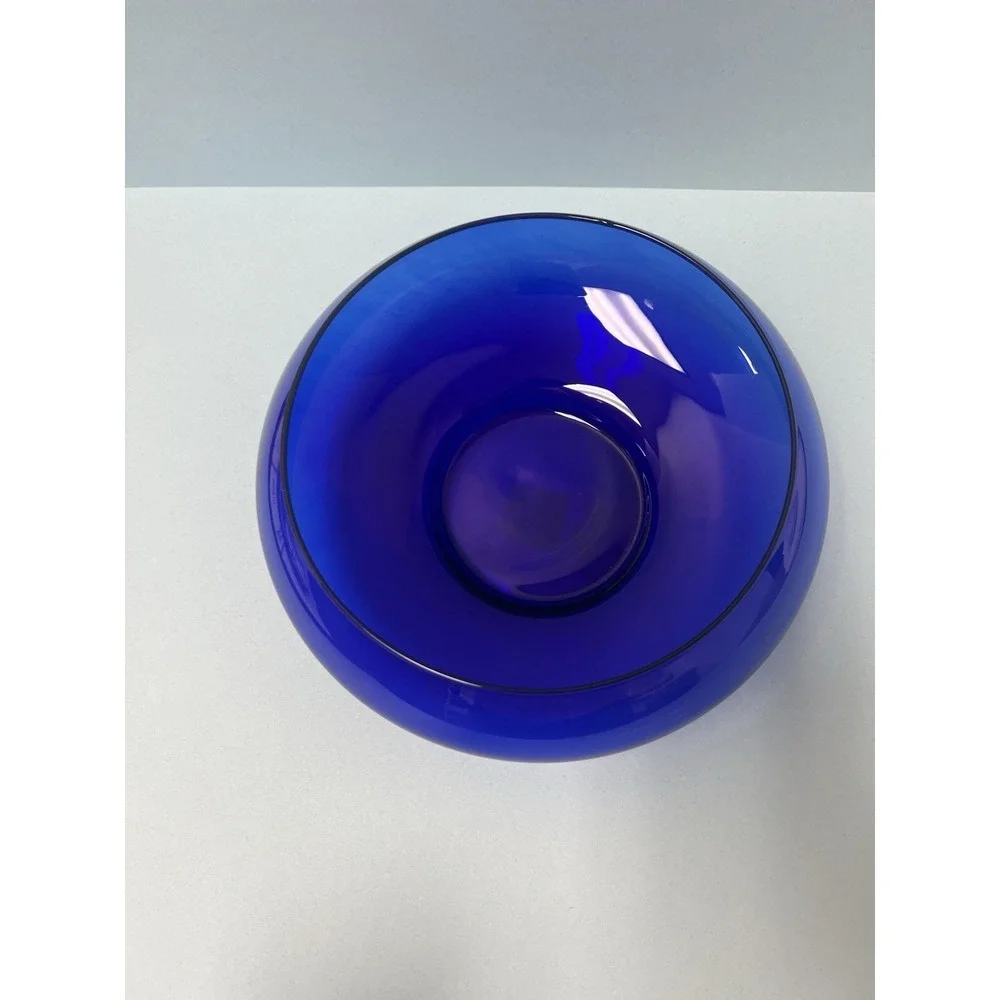 Crisa Mexico Hand-Blown Cobalt Blue Glass‎ Vintage 10